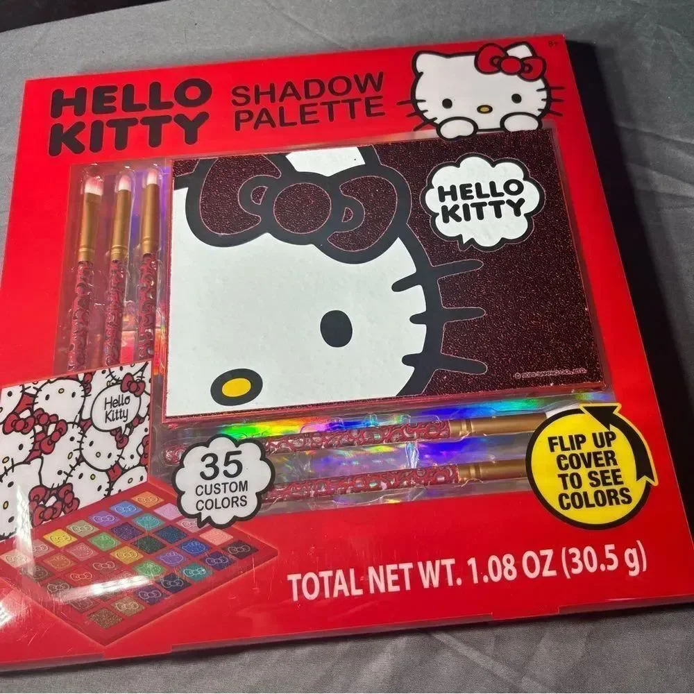 New Hello Kitty 35-color Eyeshadow Pallette NWT